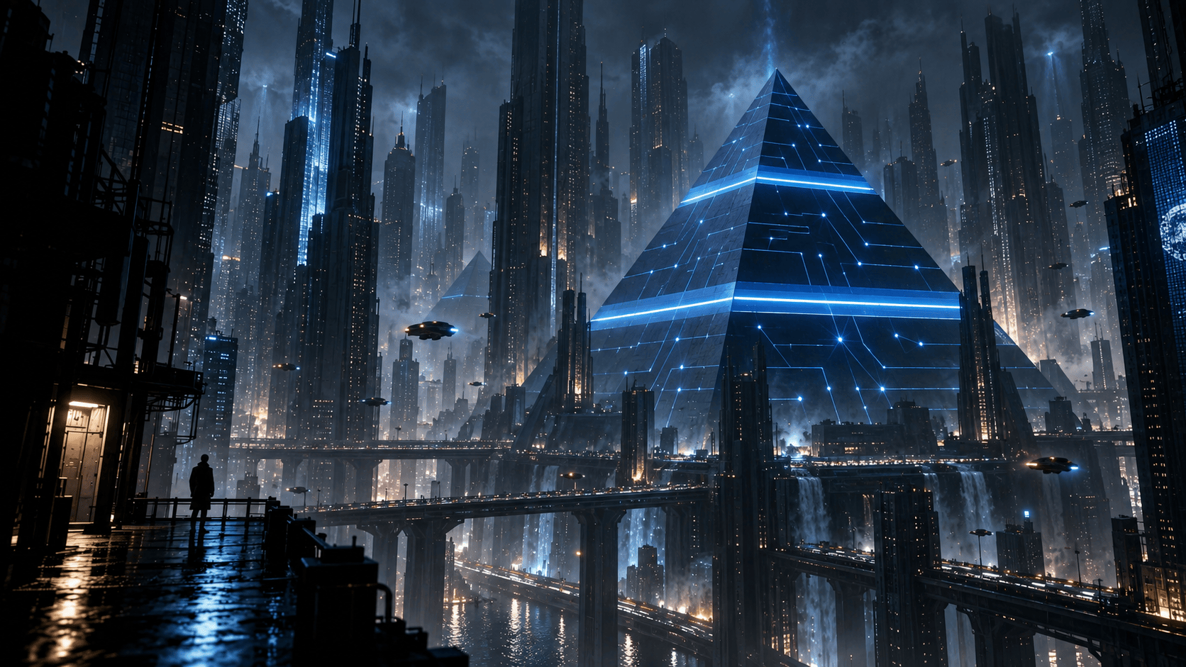 Cyberpunk game economy scene